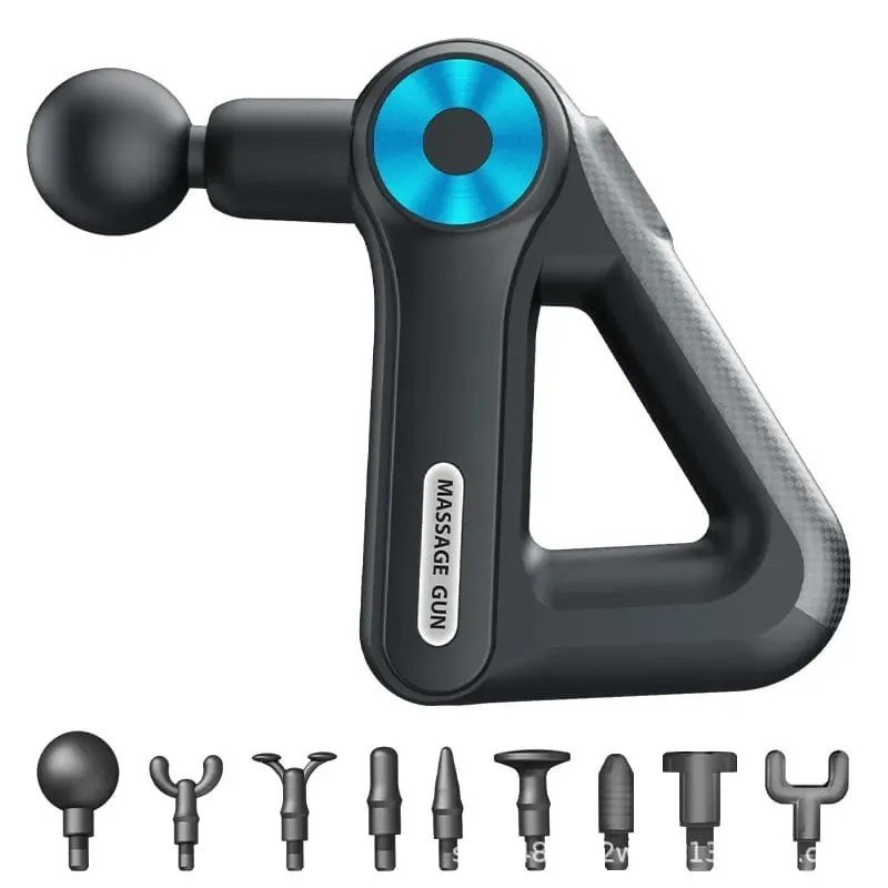 مسدس مساج ٩ رؤس - Massage Gun with 9 Heads