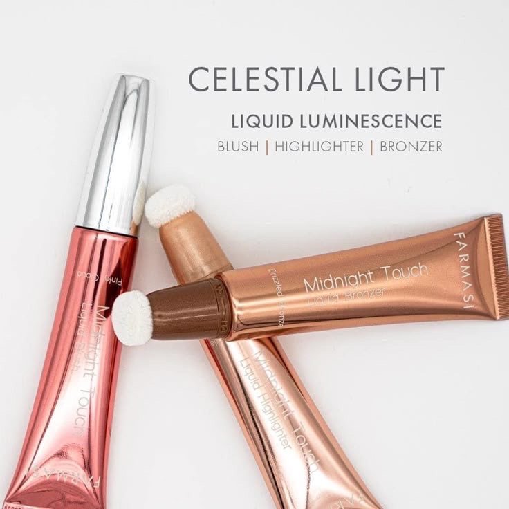 bronzer , blusher , highlighter FARMASI