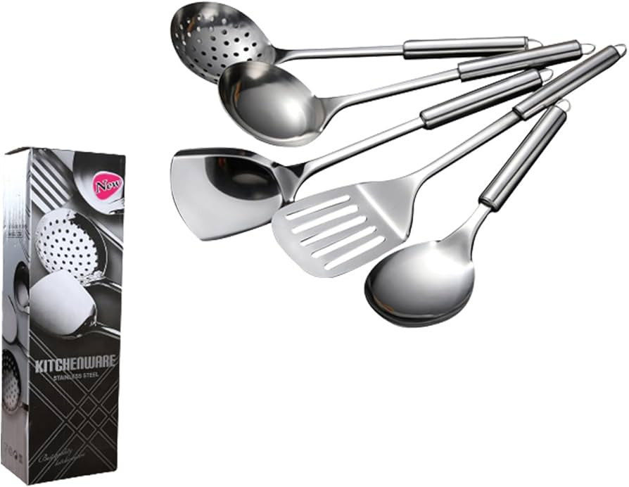 5-Piece Stainless Steel Kitchen Tool Set