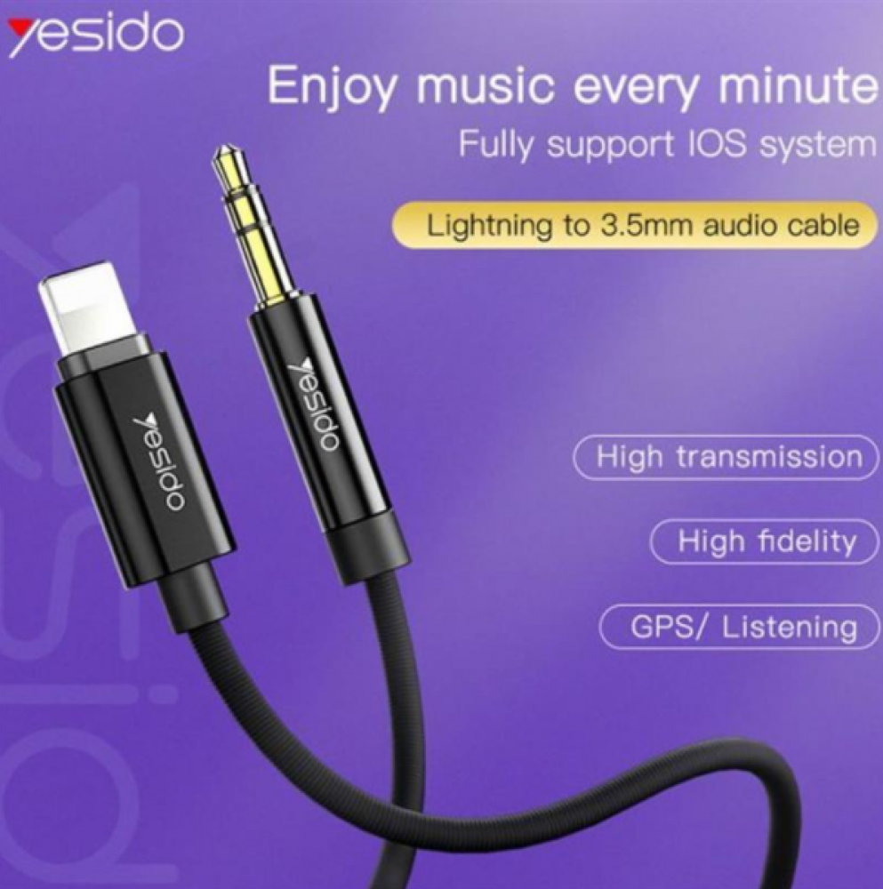 AUX ADAPTER LIGHTNING TO 3.5MM AUDIO CABLE