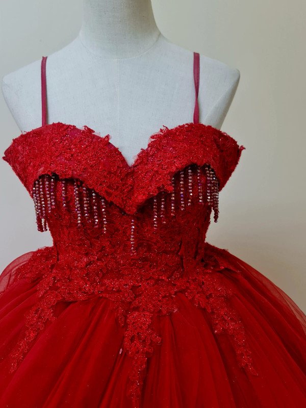 بدلة خطوبة حمراء Red Engagement Suit