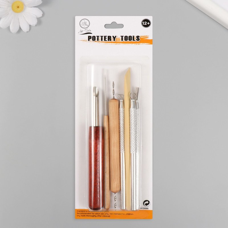 Art tools pottery tools carving wood set 7 pcs