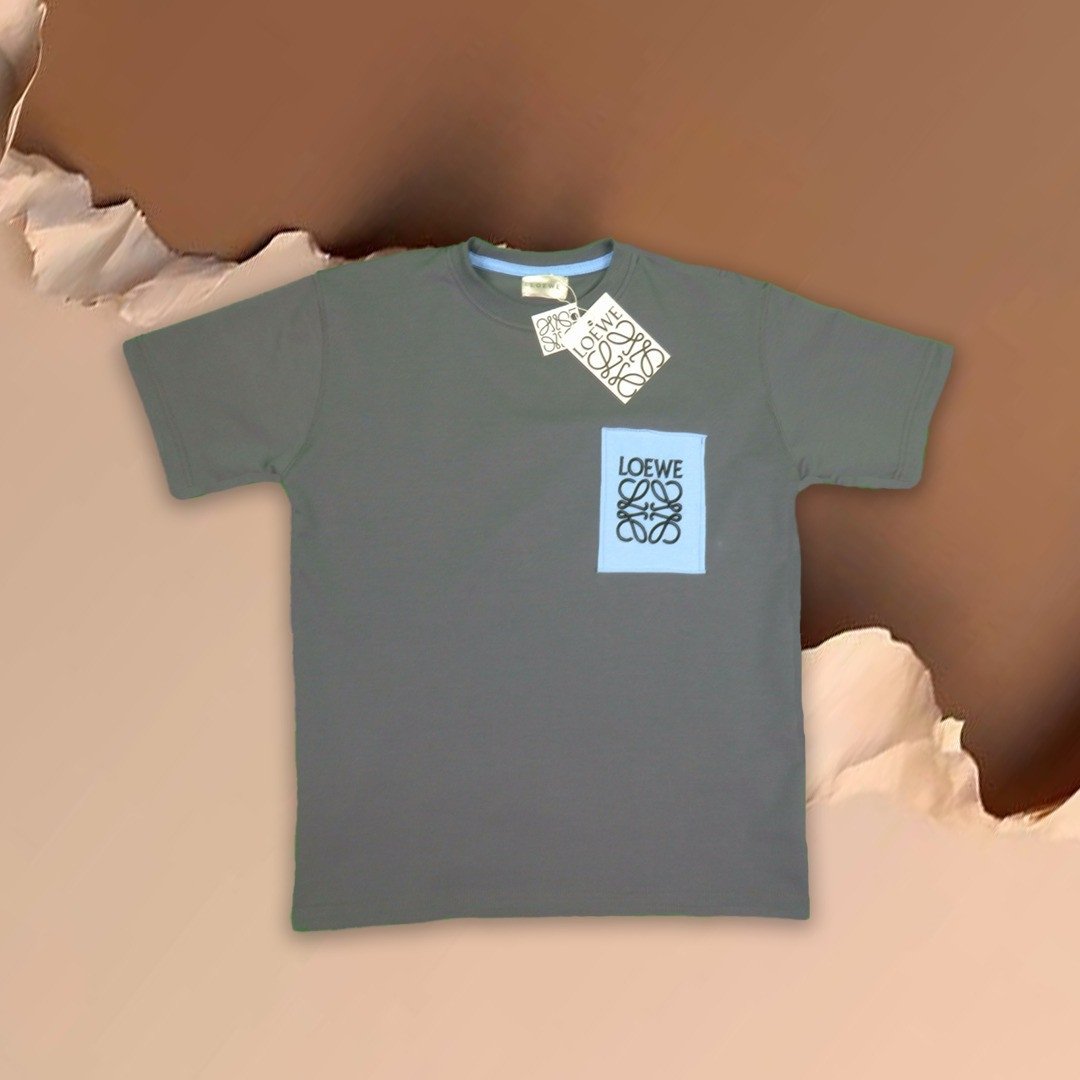 Loewe بلوزة سيلفر | Loewe gray T-shirt
