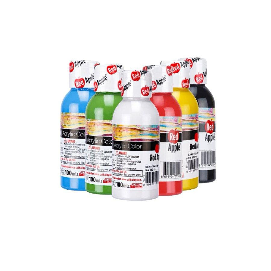 Red apple acrylic color 100ml