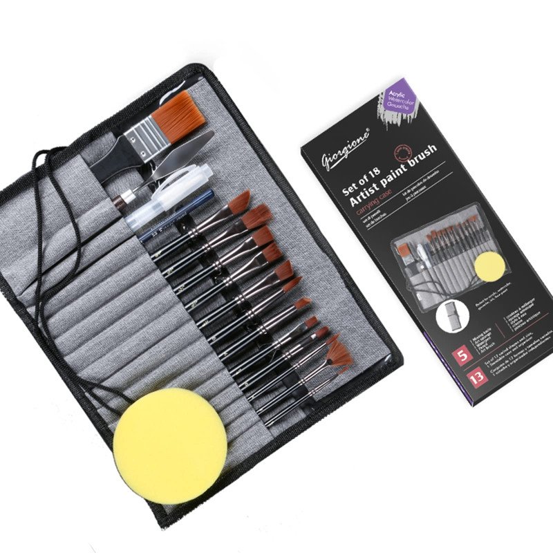 Giorgione paint brush set 18 pcs