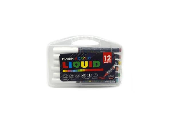 Liquid acrylic color pen 12 color
