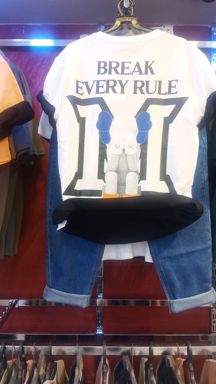 تي شيرت رجالي "اكسر كل قاعدة" I Men’s “Break Every Rule” T-Shirt