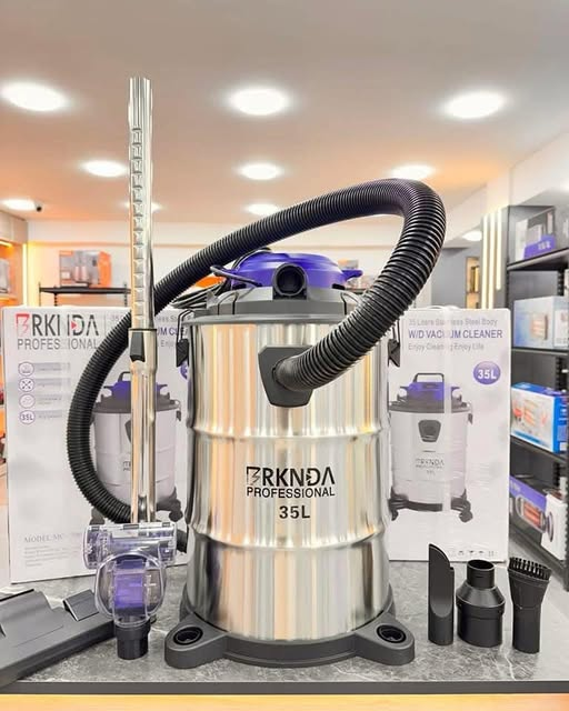 مكنسة كهربائية بحجم عملاق – سعة 35 لتر Large-Capacity Electric Vacuum Cleaner – 35 Liters