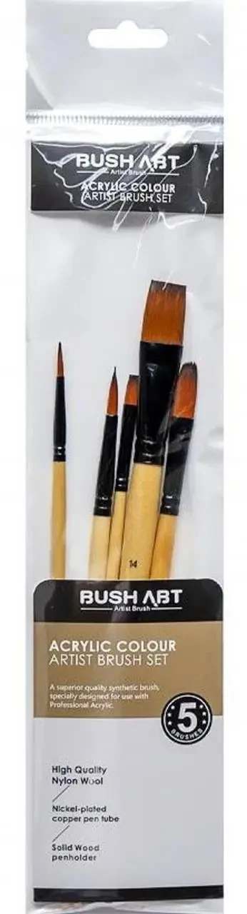 Bush abt paint brush 5 pcs
