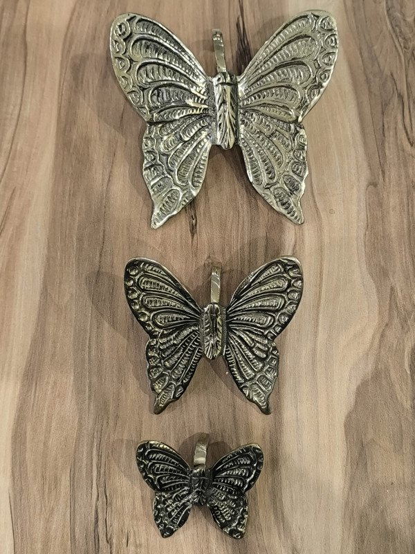 طقم فراشات طاولة نحاس جديد new brass butterfly table set".