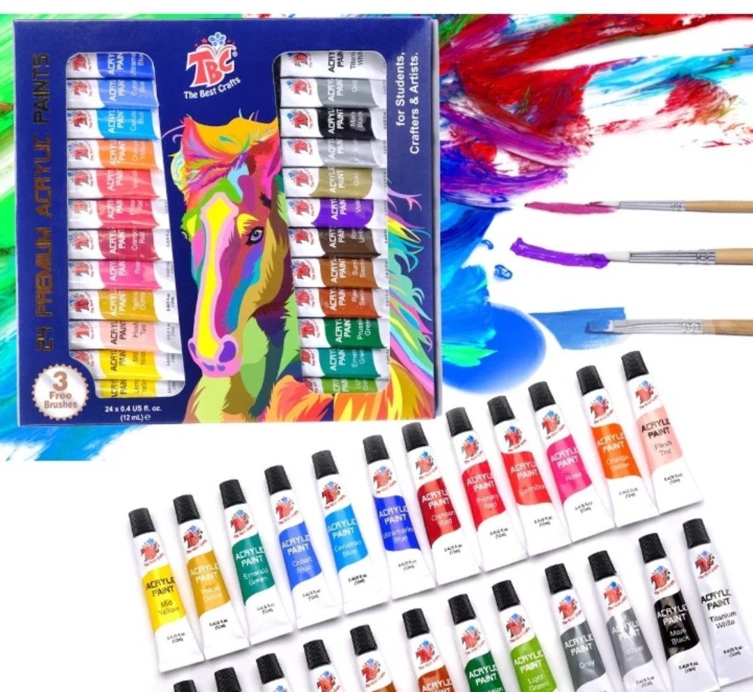 الوان ACRYLIC اكليرك 24 لون