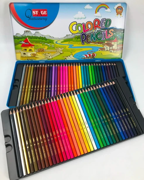 Stage wood colors 72 pcs