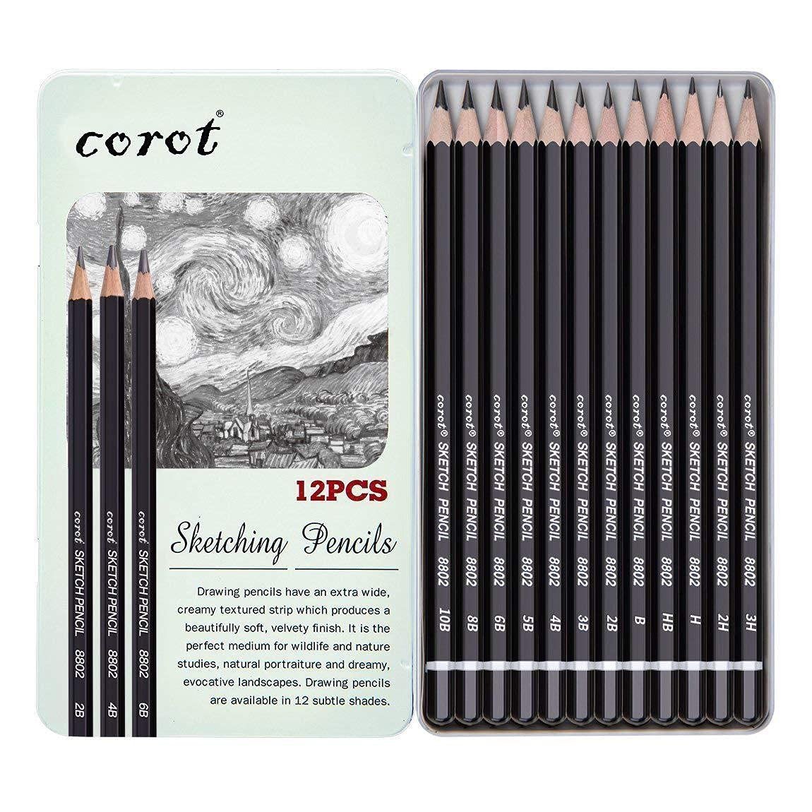 Corot sketching pencils 12 pcs