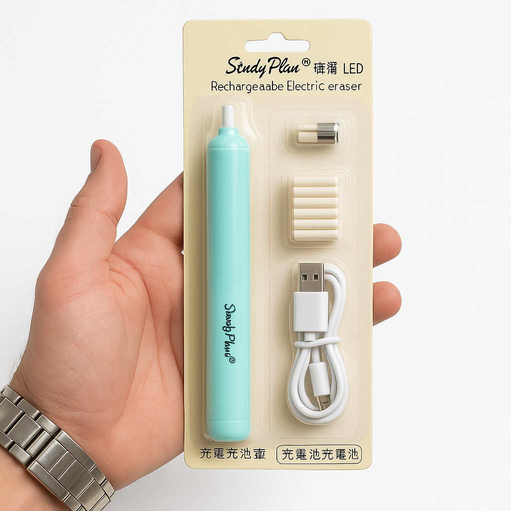Study pland bettery powered eraser