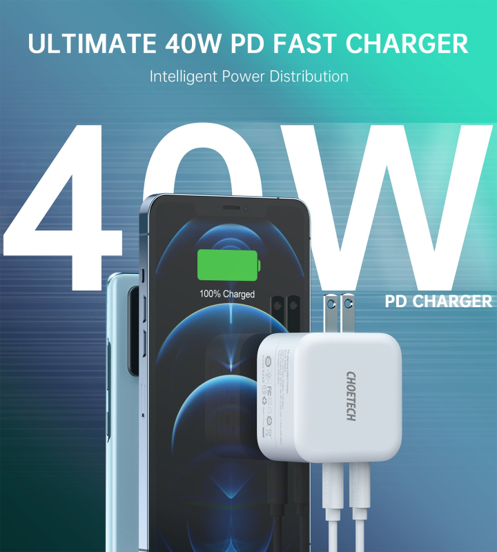 PD 40W Dual USB C CHARGER