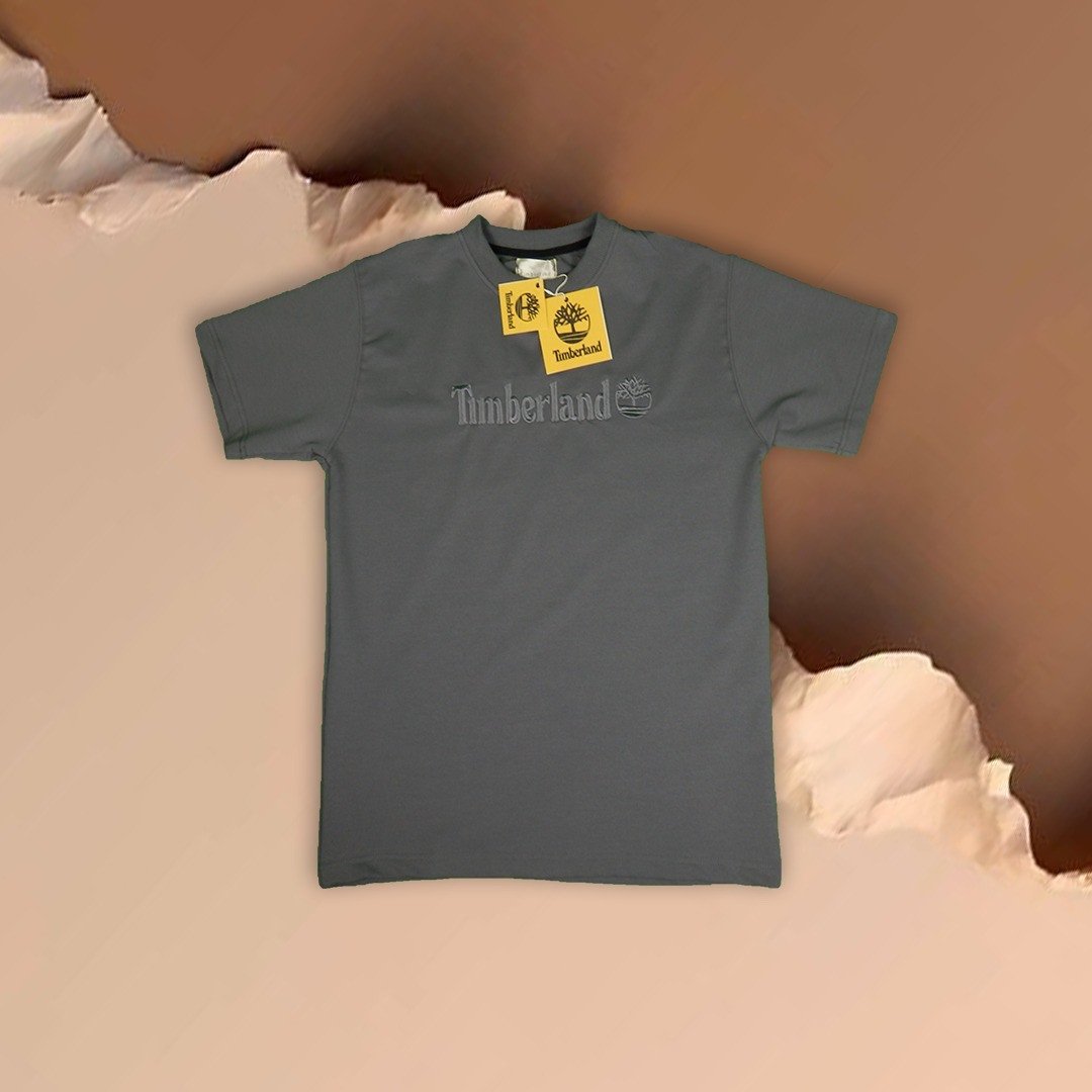 Timberland t-shirt gray | timberland بلوزة سيلفر