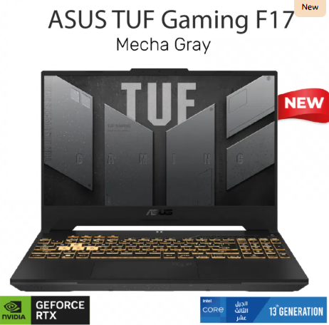 Laptop ASUS TUF Gaming F17 | Intel® Core™ i7-13620H, NVIDIA® GeForce RTX™ 4060 8GB, 16GB DDR5, 17.3-inch FHD Value IPS-level 144Hz - Mecha Gray